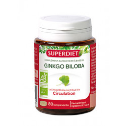 SUPERDIET Ginkgo Biloba BIO - 80 Comprimés