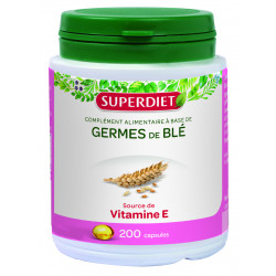 SUPERDIET Huile de Germe de Blé - 200 Comprimés