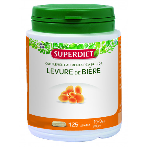 SUPERDIET Levure de Bière - 125 Gélules