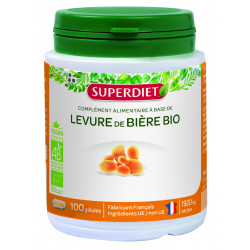 SUPERDIET Levure de Bière BIO - 100 Gélules