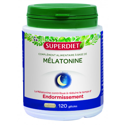 SUPERDIET Mélatonine - 120 Gélules