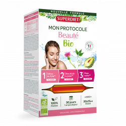 SUPERDIET Protocole Beauté BIO - 30 Ampoules de 15ml