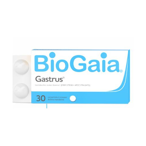 BIOGAIA GASTRUS - 30 Comprimés à croquer