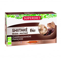 SUPERDIET Shiitake Reishi Maitake BIO - 20 Ampoules de 15ml