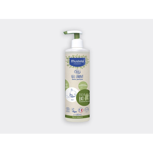 MUSTELA Gel Lavant Sans Parfum Corps & Cheveux BIO - 400ml