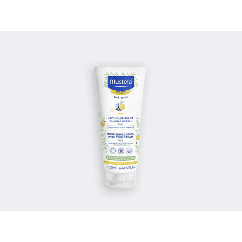 MUSTELA Lait Nourrissant au Cold Cream à la Cire d'Abeille BIO