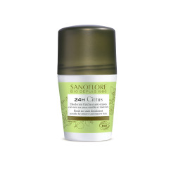 SANOFLORE DÉODORANT 24h Roll-On Citrus BIO - 50ml