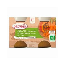 BABYBIO CAROTTE POTIMARRON 2X130G