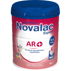 NOVALAC AR+ Lait en Poudre Bébé 0-6 Mois - 800g