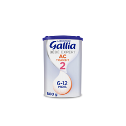 GALLIA AC TRANSIT 2 Lait Bébé Expert Transit 2e âge - 800g