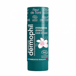 DERMOPHIL INDIEN STICK Lèvres BIO Fleur de Tiaré - 4g