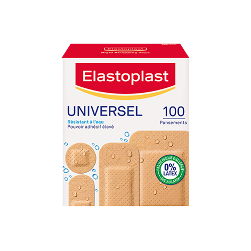 ELASTOPLAST Pansement Universel 100 pansements - 4 formats