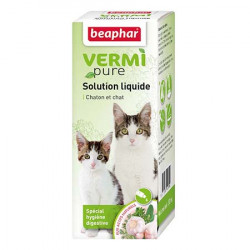 BEAPHAR VERMIpure, Solution Aux Plantes Pour Chat - 50 ml