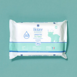 BIOLANE EXPERT Lingettes à l'eau - 54 Lingettes