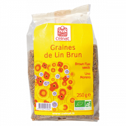 CELNAT Graines De Lin Brun - 250 g