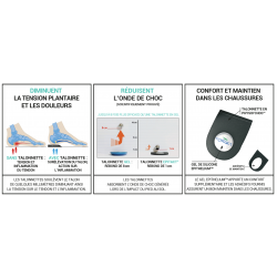 EPITACT ÉPINE CALCANÉENNE - 2 Talonnettes Homme