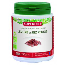 SUPERDIET Levure de Riz Rouge - 60 Gélules