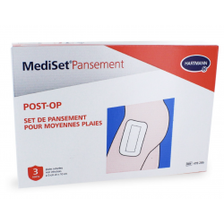 MEDISET PANSEMENT POST-OP SET DE PANSEMENT AVEC COUPE-FILS 3