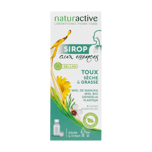 NATURACTIVE Sirop Aux Essences Toux Sèche & Grasse - 120ml