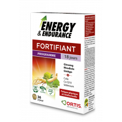 ORTIS Energy & Endurance Fortifiant - Programme 18 jours