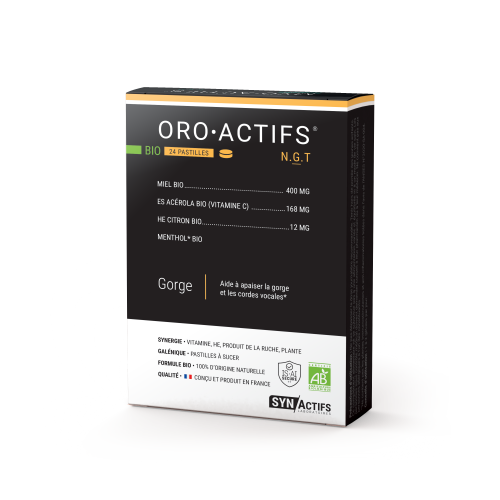 ARAGAN SYNACTIFS OROACTIFS BIO - 24 Pastilles