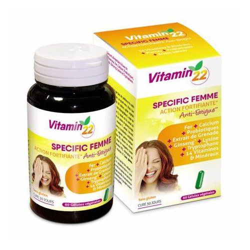 LABORATOIRES INELDEA VITAMIN 22 SPECIFIC FEMME - 60 capsules