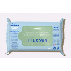 MUSTELA LINGETTES NETTOYANTES A L'AVOCAT BIO - 60 Lingettes