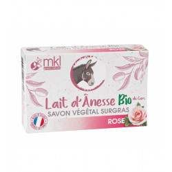 MKL GREEN NATURE SAVON AU LAIT D’ÂNESSE BIO PARFUM ROSE - 100g