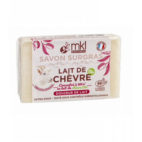 MKL GREEN NATURE SAVON AU LAIT DE CHEVRE BIO DOUCEUR DE LAIT -