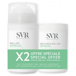 SVR SPIRIAL Déodorant Anti-Transpirant Roll-on - Lot de 2x50 ml