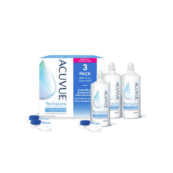 ACUVUE REVITALENS SOLUTION LENTILLES - LOT DE 3x360ml