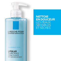 LA ROCHE POSAY LIPIKAR Surgras Crème-Lavante - 750ml