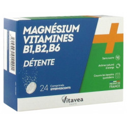 VITAVEA MAGNESIUM + VITAMIN B1 B2 B6 - 24 Tablets