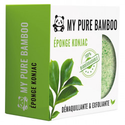 MY PURE BAMBOO EPONGE KONJAC VERTE