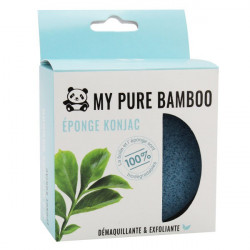 MY PURE BAMBOO EPONGE KONJAC BLEU