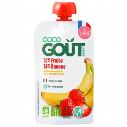 GOOD GOUT BABY FRAISE BANANE BIO - 120 g