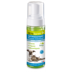 VETOFORM ANTIPARASITAIRE MOUSSE INSECTIFUGE CHIEN ET CHAT - 150