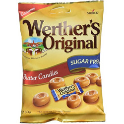 WERTHER'S ORIGINAL BONBONS CLASSIQUES SANS SUCRES - 70g