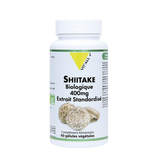 VITALL+ SHITAKE BIO 400mg - 60 Gélules