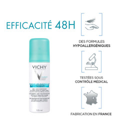 VICHY DÉODORANT 48H Anti Transpirant Aérosol Anti-Traces - Lot