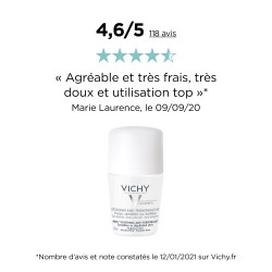 VICHY DÉODORANT 48H Anti Transpirant Bille Peau Sensible - Lot