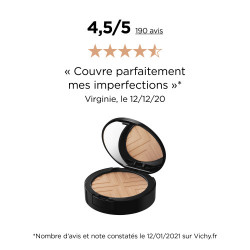 VICHY DERMABLEND COVERMATTE FOND DE TEINT 9.5G - 35 Sable