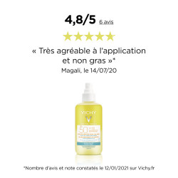 VICHY CAPITAL SOLEIL EAU DE PROTECTION SOLAIRE SPF 50 - 200 ml