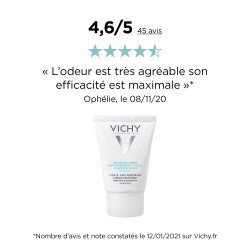 VICHY TRAITEMENT CRÈME ANTI TRANSPIRANT - 30 ml