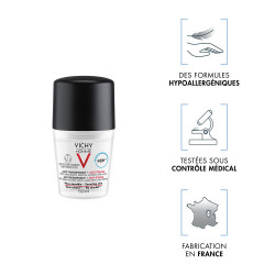 VICHY HOMME DÉODORANT 48H Bille Anti Traces - 50ml