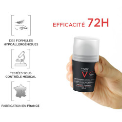 VICHY HOMME DÉODORANT 72H Anti Transpirant Bille - 50ml