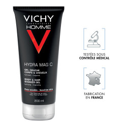 VICHY HOMME MAG-C GEL DOUCHE HYDRATANT REVIGORANT - 200 ml