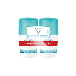 VICHY DÉODORANT 48H Anti Transpirant Bille - Lot de 2x50ml