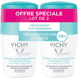 VICHY DÉODORANT ANTI-TRANSPIRANT Peau Sensible Roll-on - Lot de