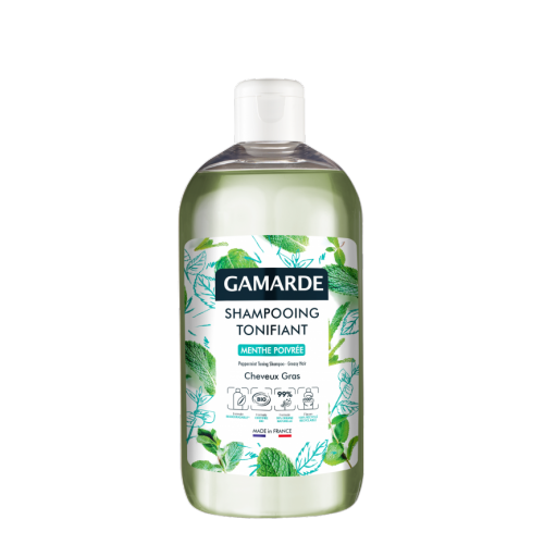 Gamarde Shampooing Tonifiant Menthe Poivrée Cheveux Gras Bio